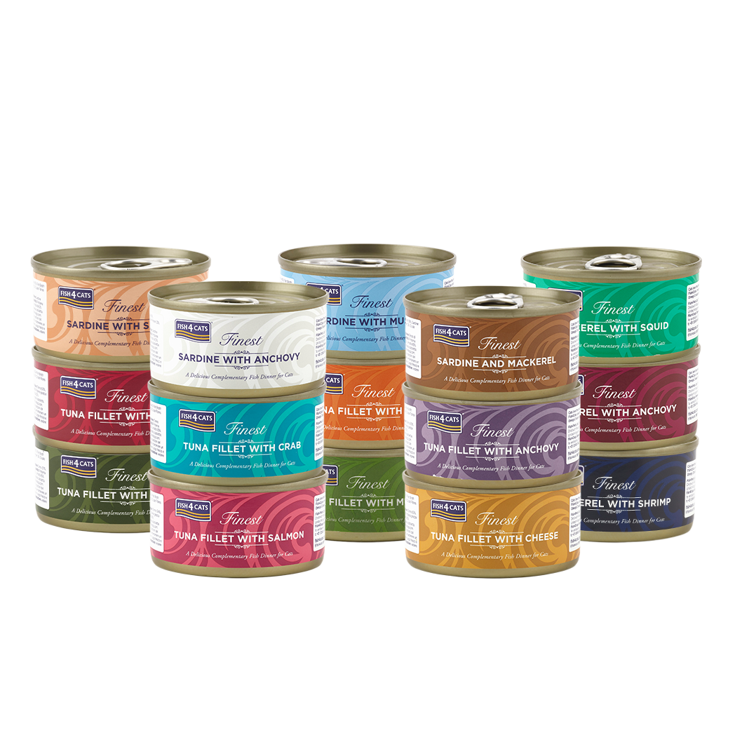 Fish4Cats Kala Maistiaispakkaus Märkäruoka 15 kpl/1050 g