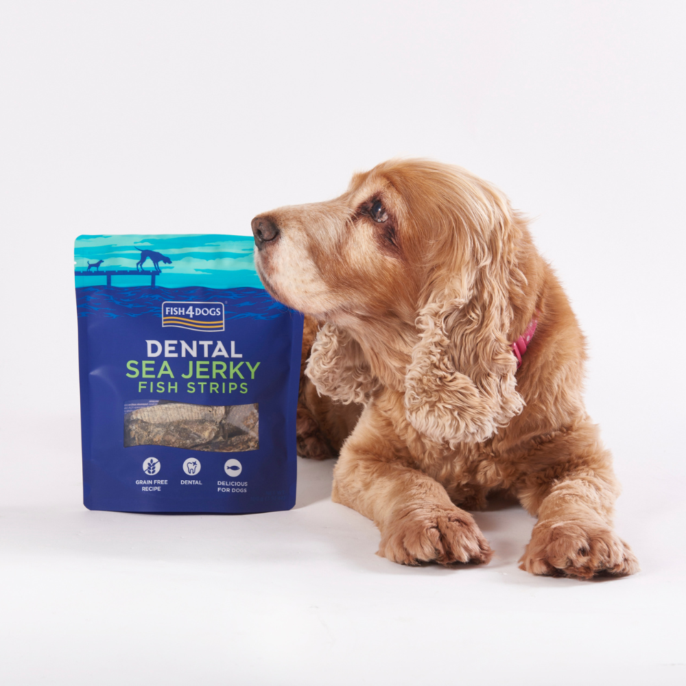 Dental sea jerky strips Fish4dogs