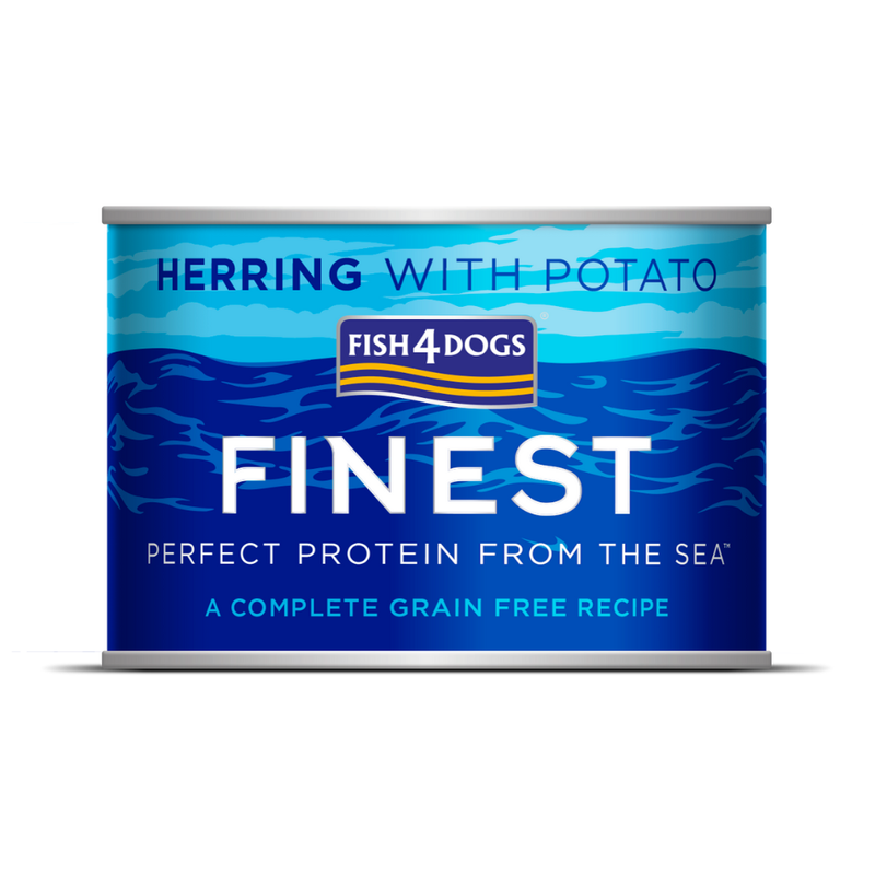 Fish4Dogs Finest haring met aardappel - natvoer voor honden