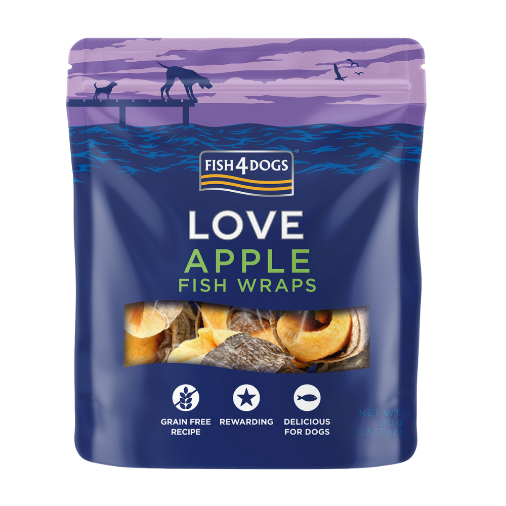 Love appel vis wraps fish4dogs