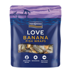 Love banaan vis wraps fish4dogs