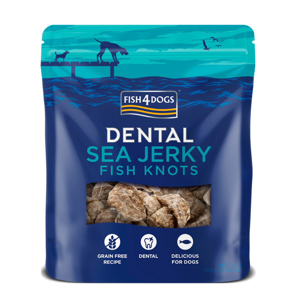 Dental sea jerky knots Fish4dogs