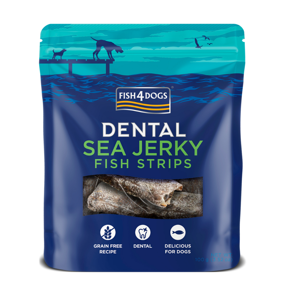 Dental sea jerky strips Fish4dogs