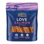 Fish4Dogs Love palitos de salmón - 85 gramos - snacks para perros