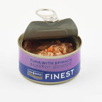 Fish4Dogs Finest tonijn met spinazie en wortels - 85 gram - natvoer voor honden