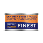 Fish4Dogs Finest tonijn met zoete aardappel en groene bonen - 85 gram - natvoer voor honden