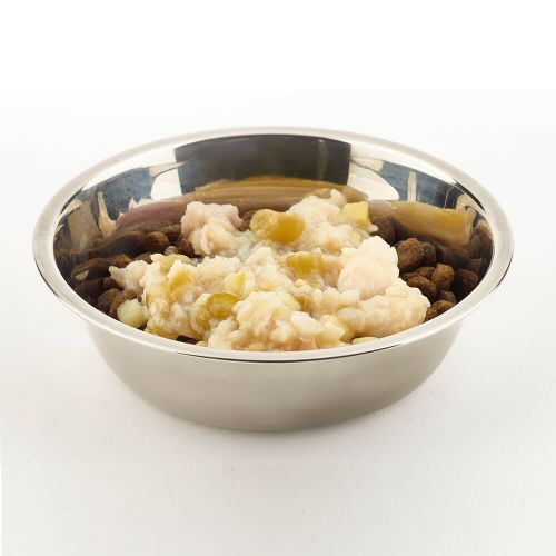 Fish4Dogs Finest witvis met zoete aardappel en groene bonen - 85 gram - natvoer voor honden