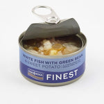 Fish4Dogs Finest witvis met zoete aardappel en groene bonen - 85 gram - natvoer voor honden